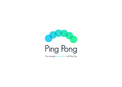 Ping Pong - Day 39 app branding dailylogo dailylogochallenge day39 design graphic design logo vector