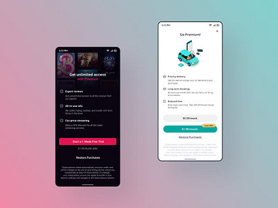 Nexton and Drivee Paywalls UX/UI design app design branding buy car design illustration movies pay paywall subscribe taxi theater tickets ui ux uxui