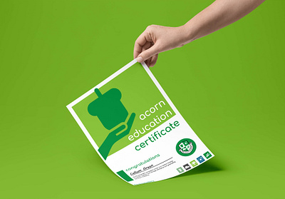 Acorn brand update branding carbon capture climate change graphic design logo