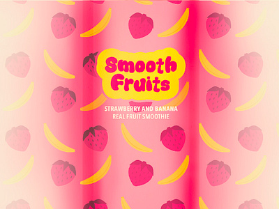 Smooth Fruits - Day 47 branding dailylogo dailylogochallenge design graphic design illustration label logo packaging pattern smoothie vector