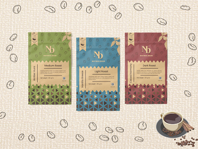 Brewed by Nature, Savored by You. Have a cup of Natural Brew. branding coffee coffee package coffee packaging design graphic design illustration logo packaging roasted brew roasted coffee ui ui design ux vector