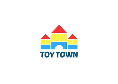 Toy Town - Day 49 branding buildingblocks dailylogo dailylogochallenge design graphic design illustration logo shapes toyshop vector