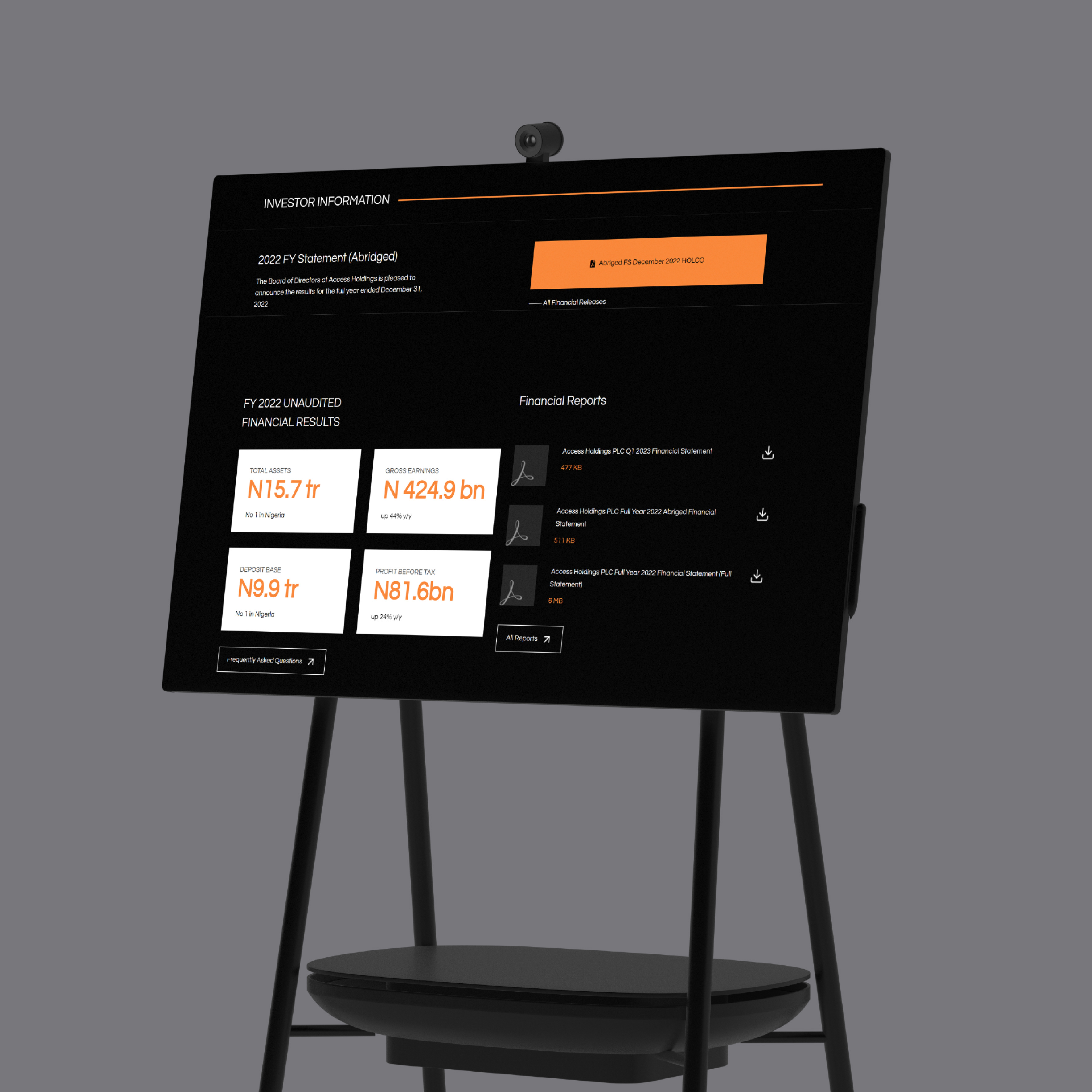 The Access Corporation - Investor Relations access bank access corporation africa branding corporation design finance illustration investor investor relations lagos nigeria nigerian ui uiux ux website