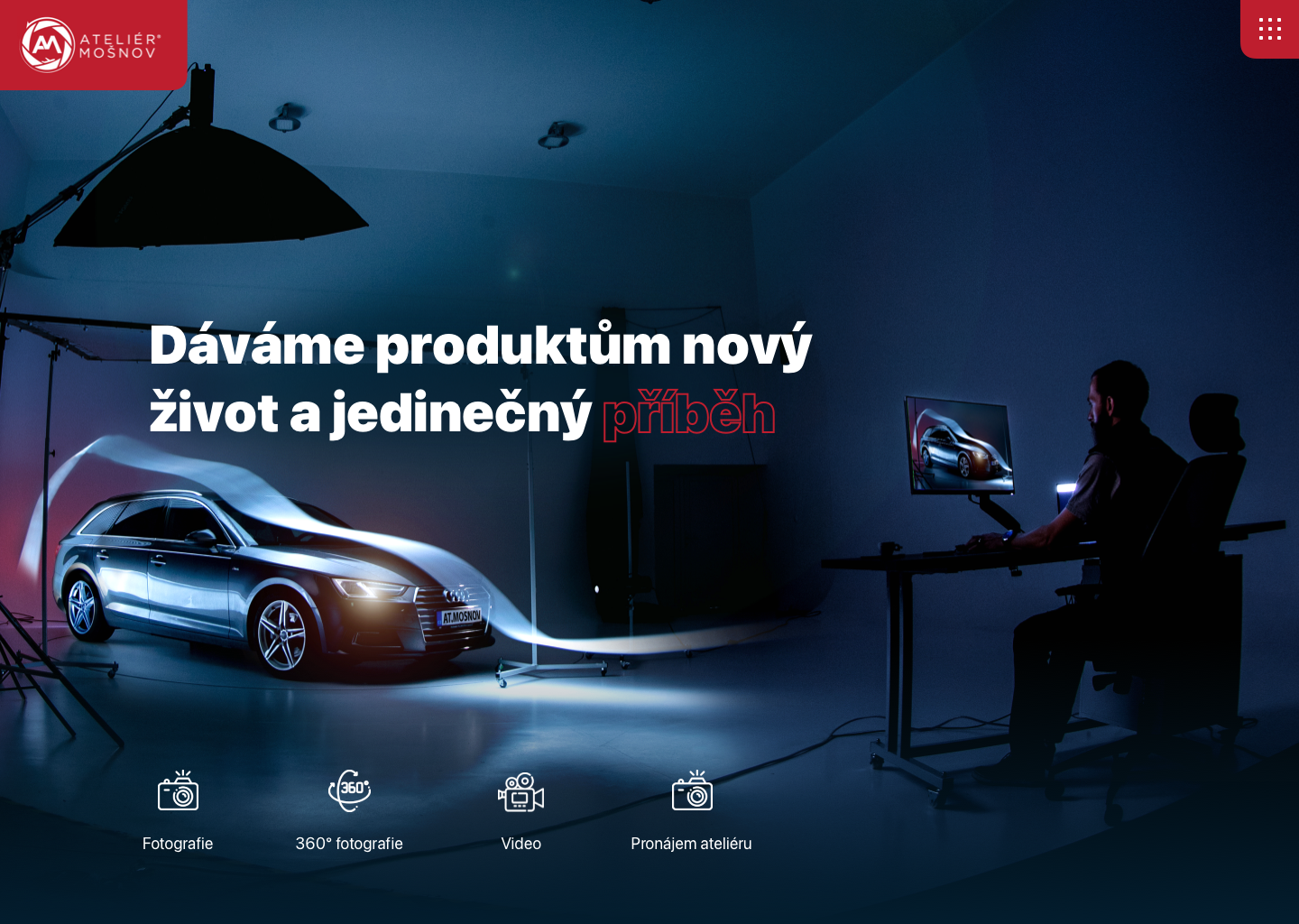 Fotoateliéry Mošnov car design foto ui web webdesign website