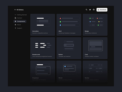 UI Component Library Web Design app bootstrap branding designer developer framework illustration product design saas ux