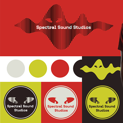 Branding Design: Spectral Sound Studio branding design graphic design logo mockups vector
