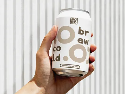 Nomo Coffee Co. branding graphic design mockup