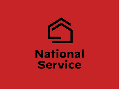 National Service Brand Identity appliance arrow brandidentity branding branding design electric first aid graphic design home house identity logo logo design monogram negative space plug powered service symbol technician