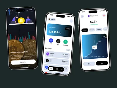 Start trading with cryptopia adobe app design app ui business crypto figms graphics design landing page mobile app design mockup prototype redesign trading ui ui ux ui ux design user experience user interface ux wireframe