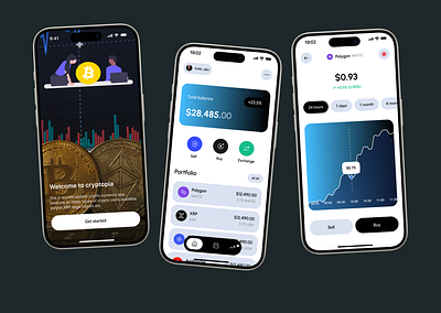 Start trading with cryptopia adobe app design app ui business crypto figms graphics design landing page mobile app design mockup prototype redesign trading ui ui ux ui ux design user experience user interface ux wireframe