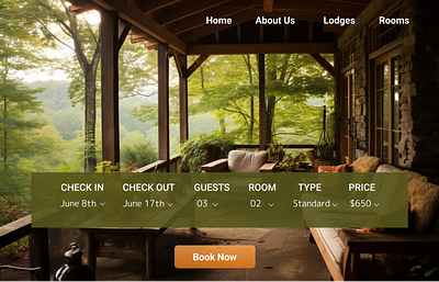 Daily UI #067- Vacation Rental Booking design ui ux