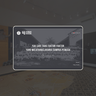 Museum - Interactive Kiosk App graphic design museum ui
