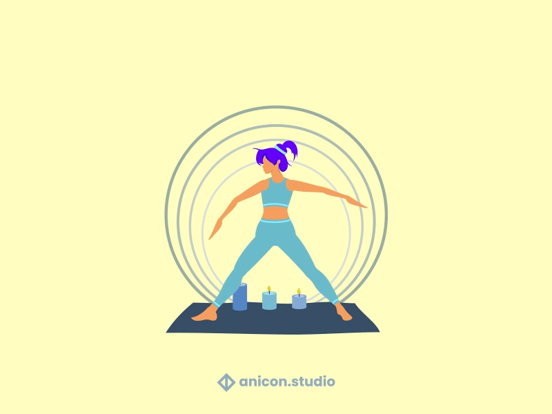 Yoga Intense Side Stretch Pose Cartoon Vector Illustration Stock Vector |  Royalty-Free | FreeImages