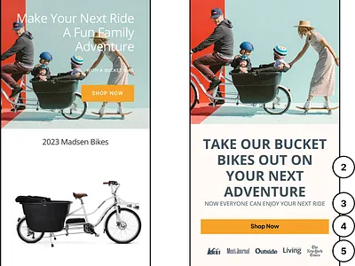 Madsen Cycles | CRO bicycle bike conversion rate optimization cro family ui ux web design website