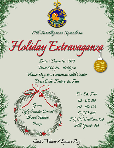 Holiday Party Flyer 2023