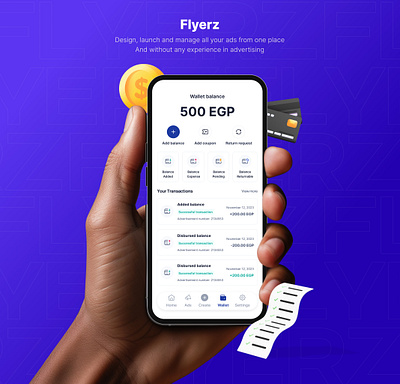 Flyerz app ads app graphic design icons marketing product design ui userinterface ux