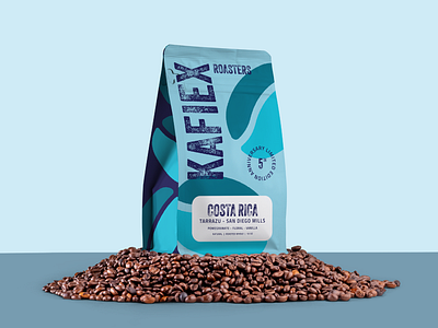 Kafiex Coffee Bag Design graphic design packaging