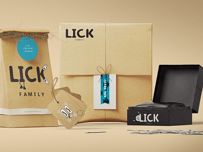 Lick Family app branding design graphic design illustration logo typography ui ux vector