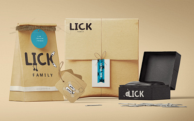 Lick Family app branding design graphic design illustration logo typography ui ux vector