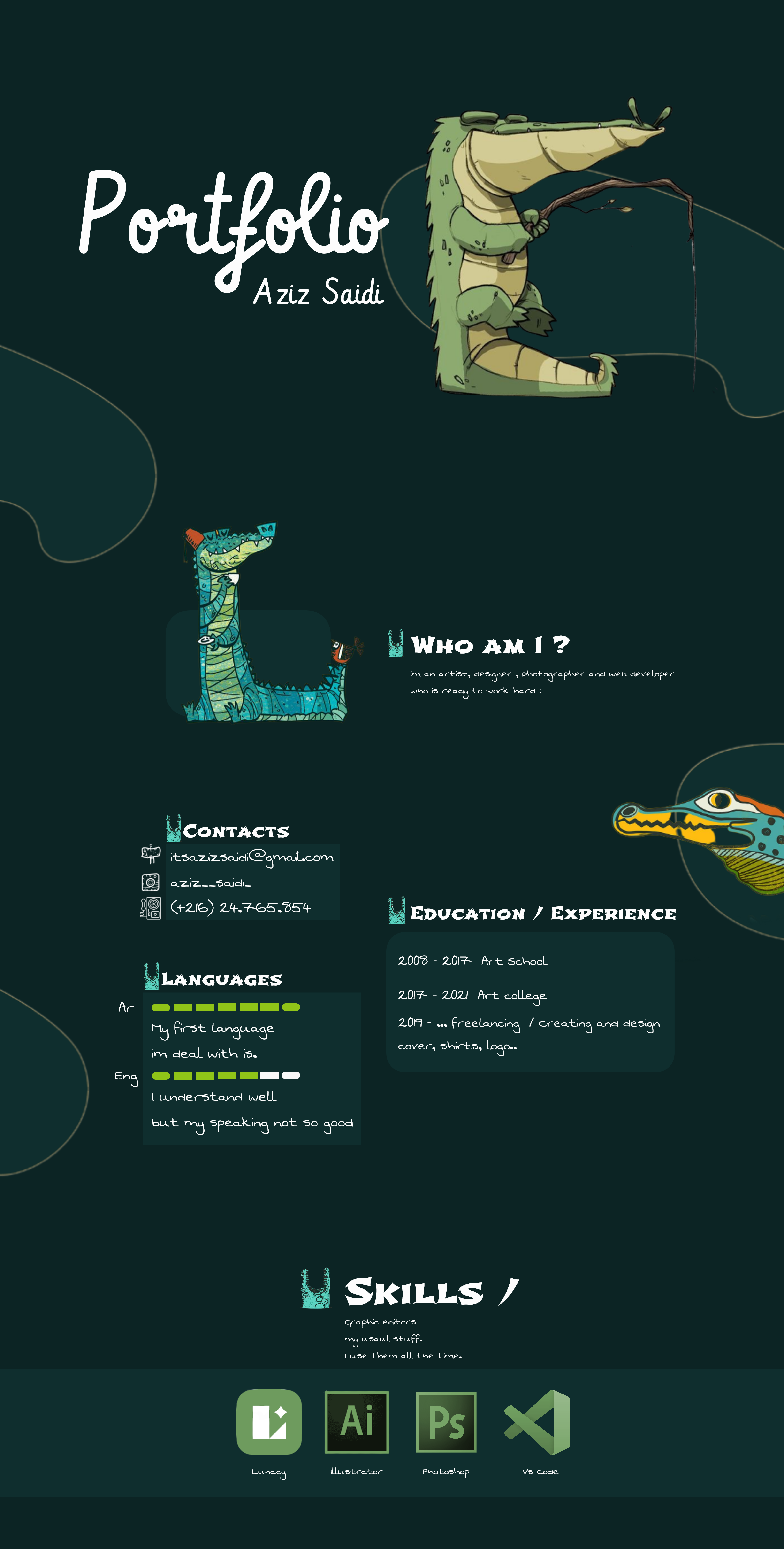 Portfolio Design 3d animation app branding design graphic design illustration logo motion graphics typography ui ux vector