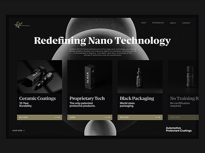 Automotive Ceramic Coating Brand Web Design auto detailing automotive business automotive website cars ceramic coating ecommerce figma interface minimal product store shopify store store typog typography ui ux web design weblow website website design