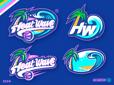 HEAT WAVE PACK LOGO baseball baseballogo basketball basketballogo blitzballogo branding brandingdesign design gaming gaminglogo hockeylogo illustration logo logobranding logoforsale logoviral mascot packlogo sport sportlogo