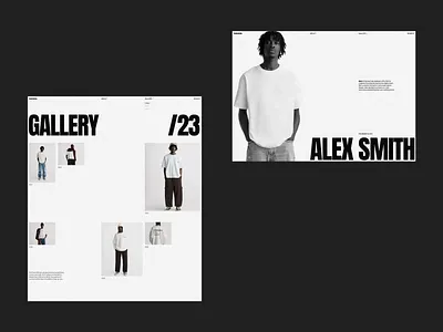 LE #1 clean design dribble editorial figma minimal site typo typograhpy ui web web design website