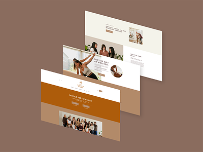 Vancouver Wellness Studio Web Design ui web design