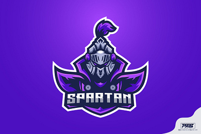 Spartan Mascot Esport Logo military