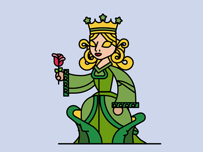 🌹 ENCHANTRESS 🌹 aftereffects animation beast beauty beggar castle crown disney dress flower hair motion graphics old rose spell transformation vector woman