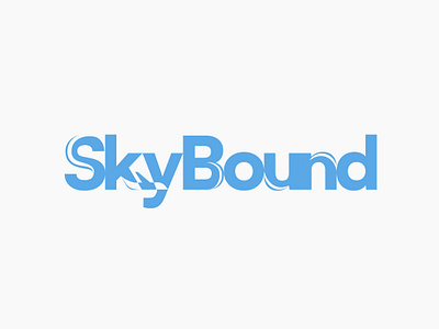 SkyBound Logo branding design graphic design letter logo typography vector