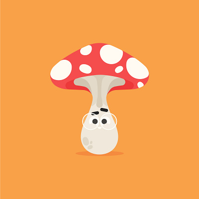 Mushroom character character characters design dribbble illustration illustrator mushroom