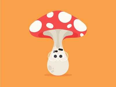 Mushroom character character characters design dribbble illustration illustrator mushroom