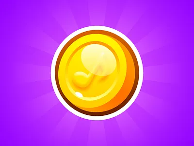 Piano Cat Tiles: Coin Icon cat game cat tiles coin coin icon currency game game icon game ui icon mobile game money money icon music music game penny piano piano game piano tiles ui