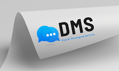Digital Messaging Service branding graphic design logo