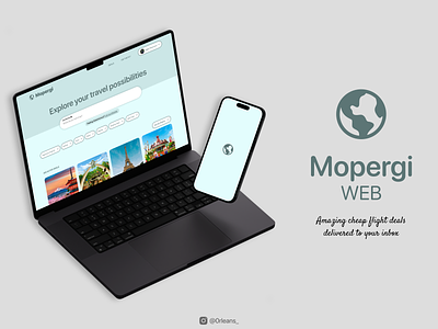 Mopergi WEB - Travel Web Design travel ui web