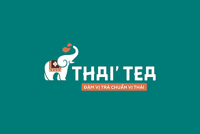 THAI'S TEA | LOGO DESIGN & BRAND IDENTITY 3d animation branding designlogo thietkelogo logodep graphic design logo motion graphics ui
