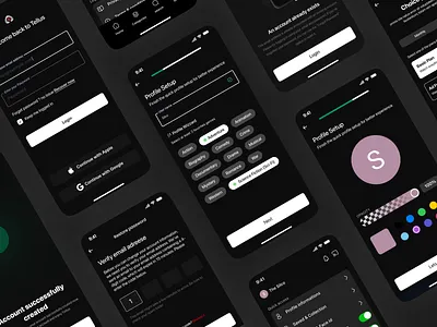 Tellus OTT Wizard setup clean dailyui minimal mobile ott quick setup setup streaming ui