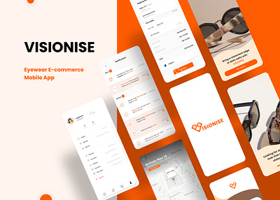 VISIONISE | Eyewear E - commerce Mobile App UI ui