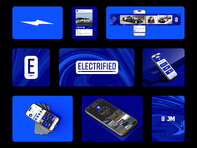 Electrified Racing 1 branding graphic design iliiustartor logo photoshop ui ux