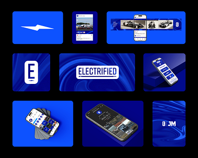 Electrified Racing 1 branding graphic design iliiustartor logo photoshop ui ux