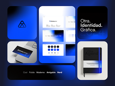 Branding · Otro Andrés Perez bento blue brand branding colombia gradients guidelines logo manual