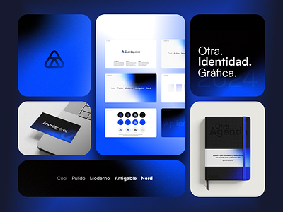 Branding · Otro Andrés Perez bento blue brand branding colombia gradients guidelines logo manual