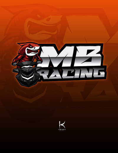 MB RACING LOGO commission artwork (locally)