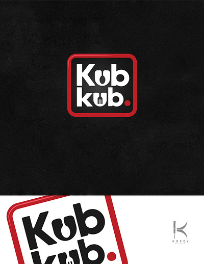 KUBKUB LOGO (RESTAURANT LOGO) commission artwork (locally)