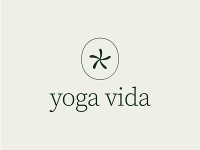 Yoga Vida branding graphic design illustrator lettering logo logofolio vector