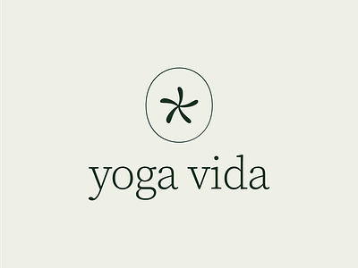 Yoga Vida branding graphic design illustrator lettering logo logofolio vector