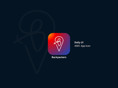Daily UI #005 App Icon app icon dailyui figma icon logo travel ui website design