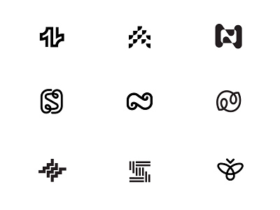 Logofolio 2024 bold branding design finance geometric letter n letter s logo logodesign logofolio modern technology