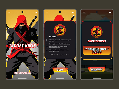 Ninja Gaming App Redesign app design figmadesigns ui uiux ux